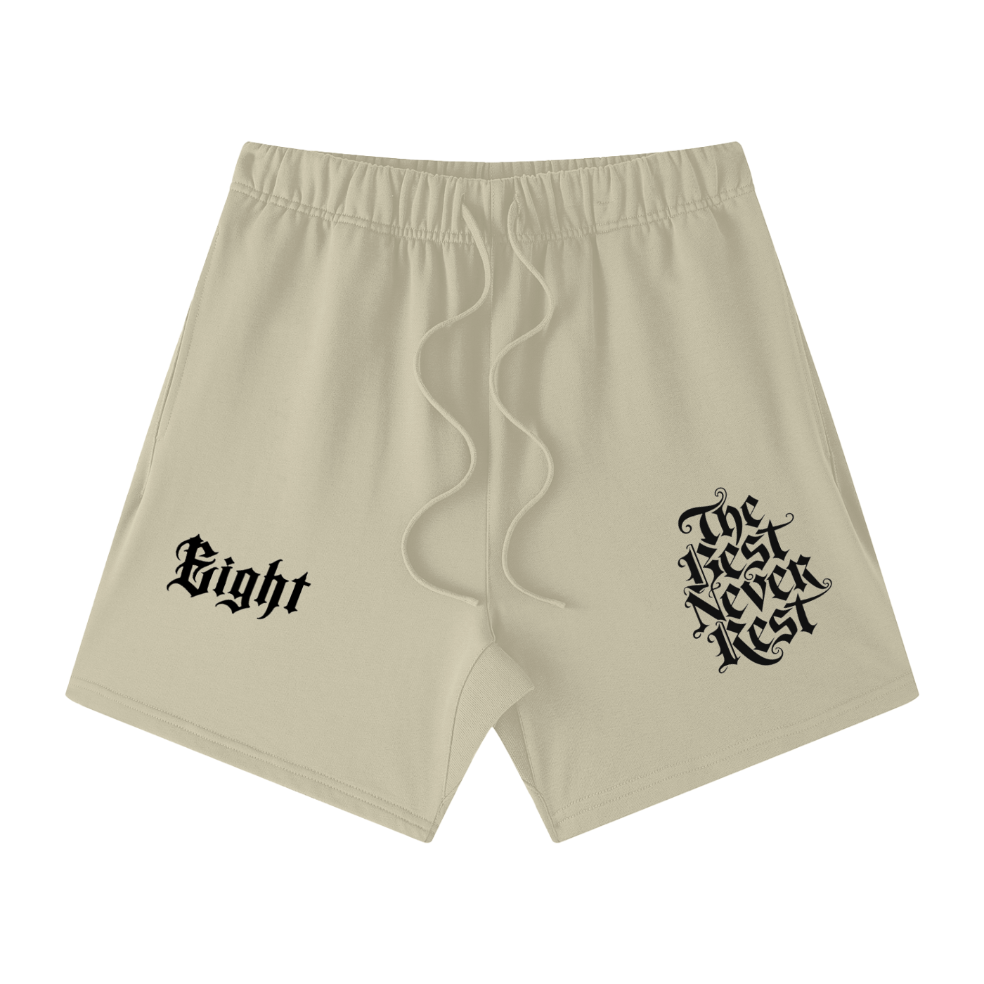 Unisex Earth Tone Loose Fit Cotton Shorts