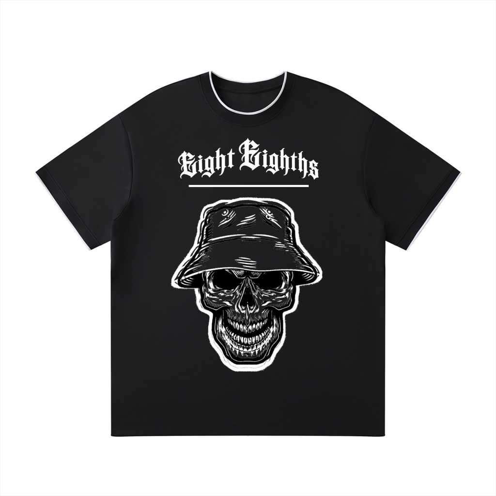 Eight Eighths Graph Tee — Dark