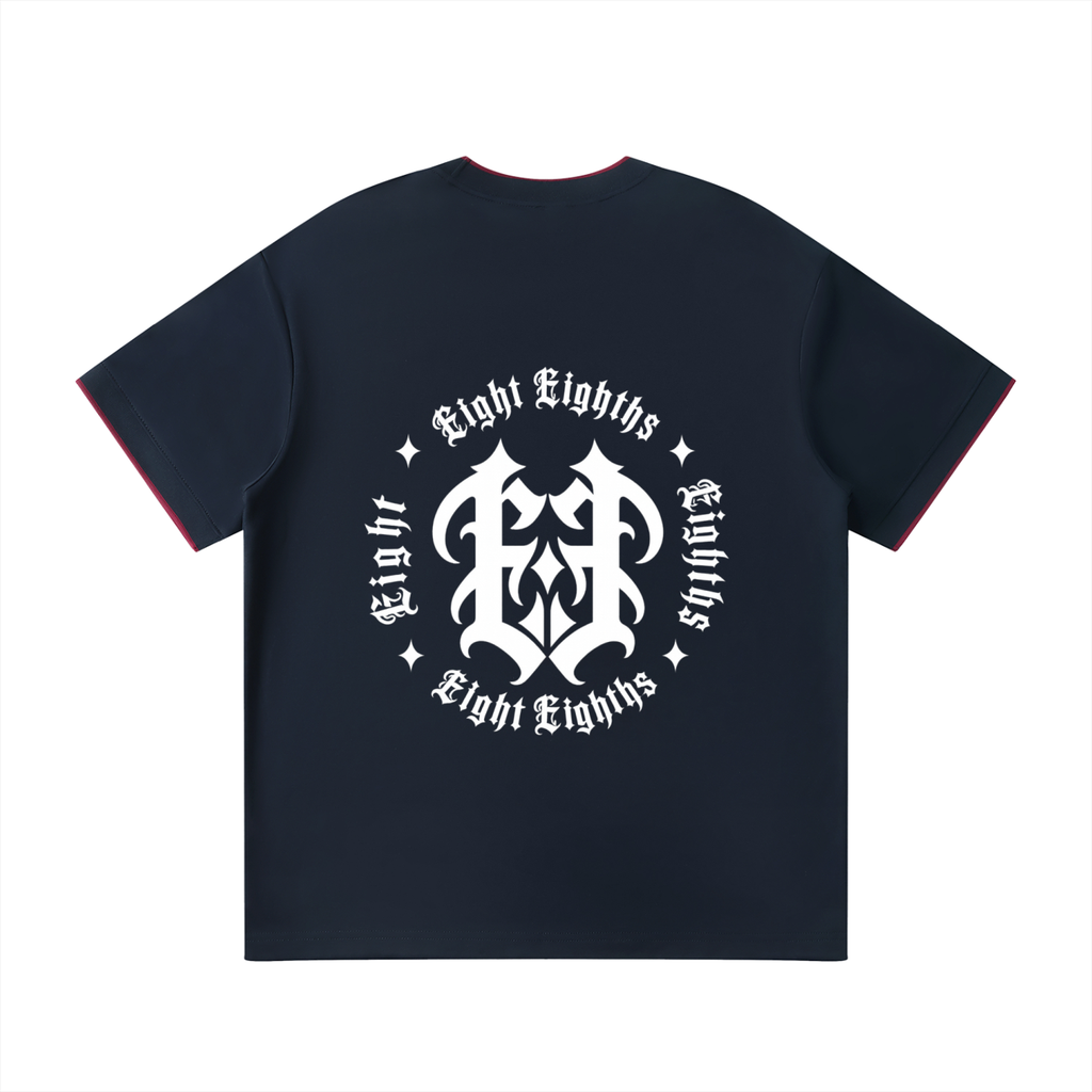 Eight Eighths Graph Tee — Dark