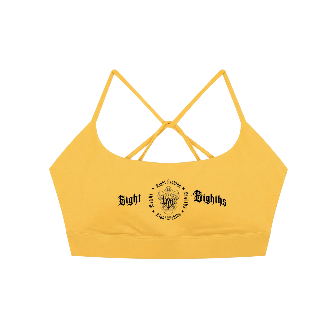 Strappy Criss Cross Yoga Sports Bra — Multi