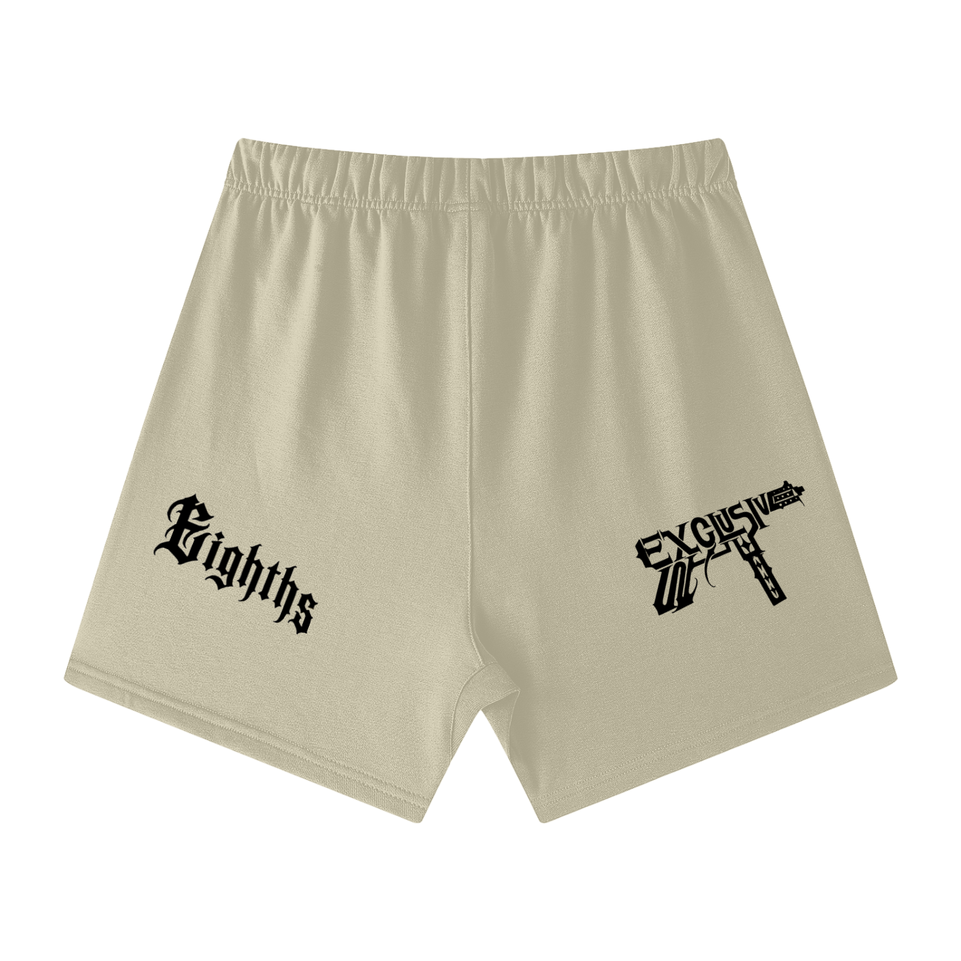 Unisex Earth Tone Loose Fit Cotton Shorts