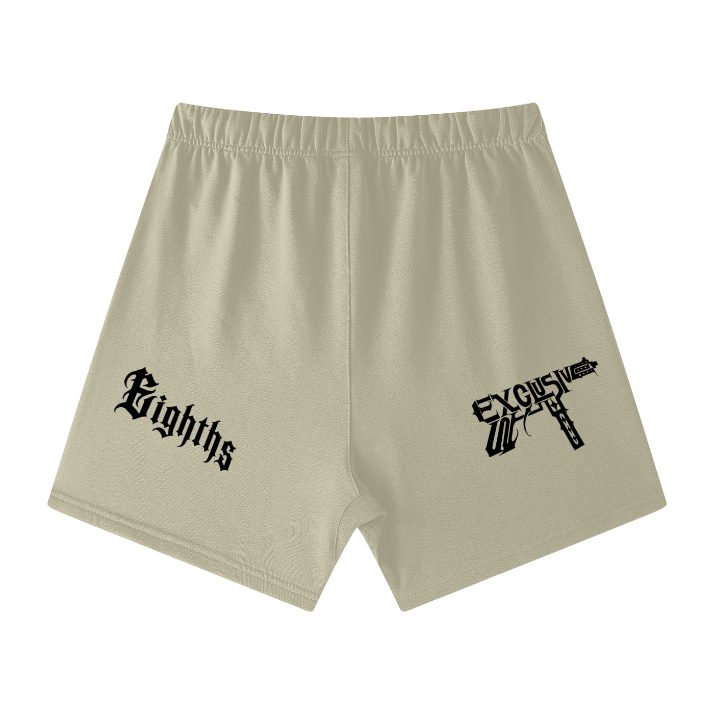 Unisex Earth Tone Loose Fit Cotton Shorts