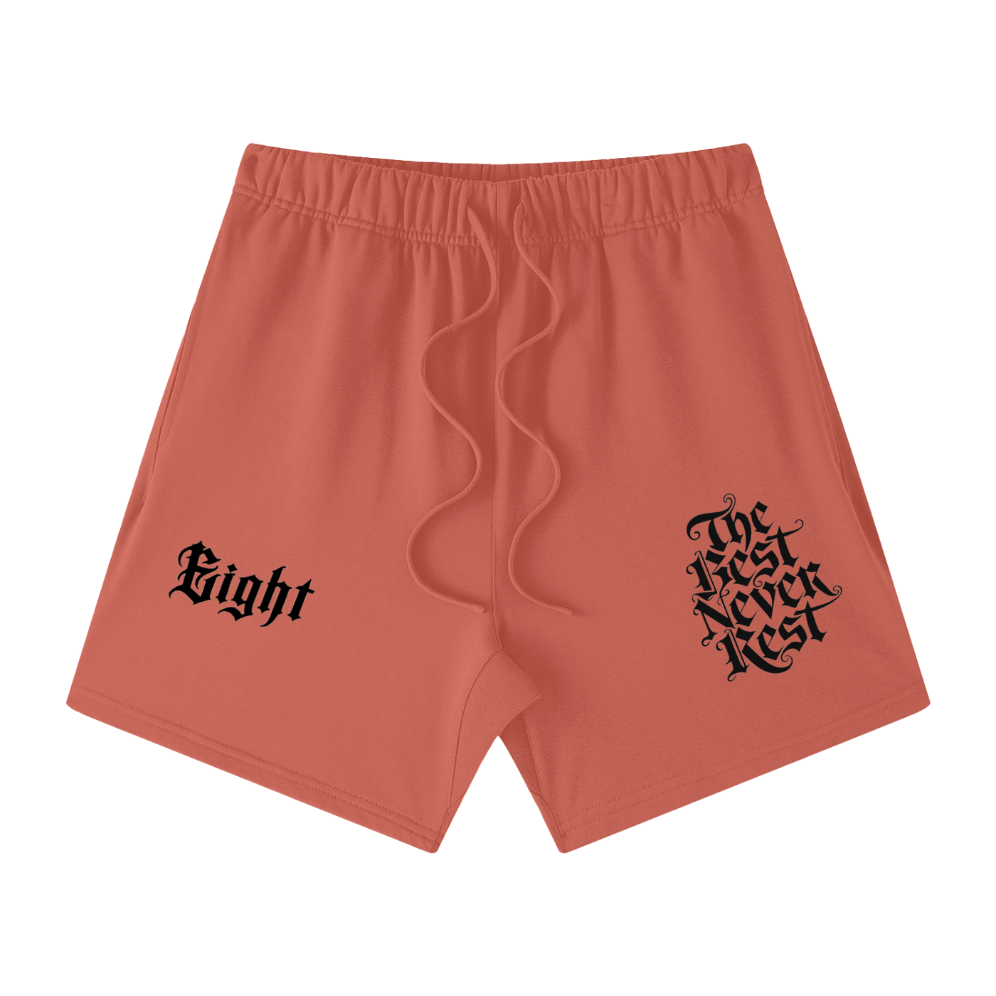 Unisex Earth Tone Loose Fit Cotton Shorts