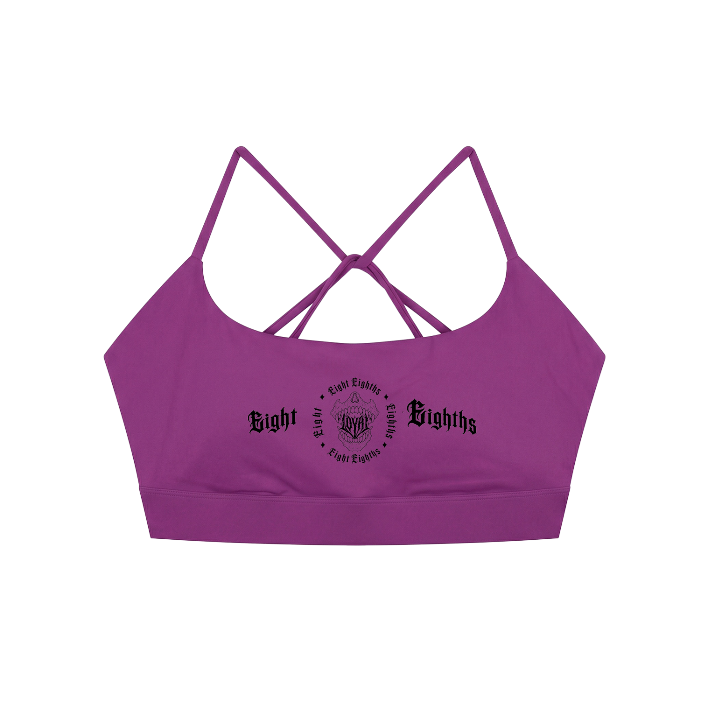 Strappy Criss Cross Yoga Sports Bra — Multi