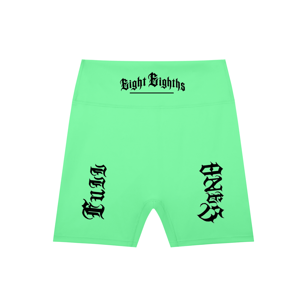 High-Waisted Blend Biker Shorts