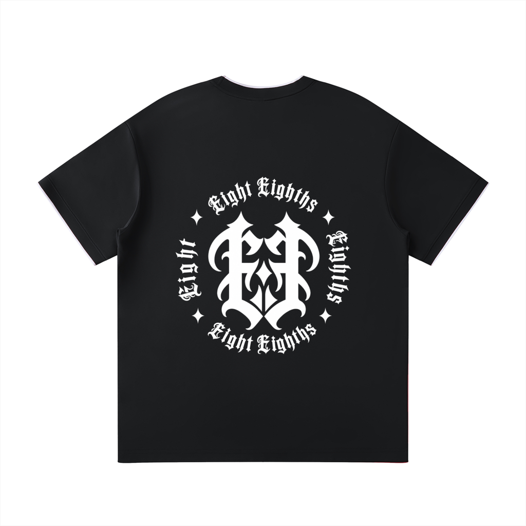 Eight Eighths Graph Tee — Dark