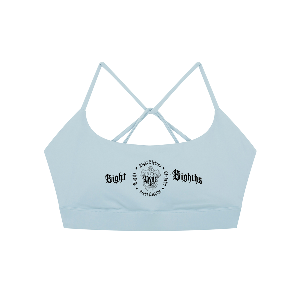 Strappy Criss Cross Yoga Sports Bra — Multi
