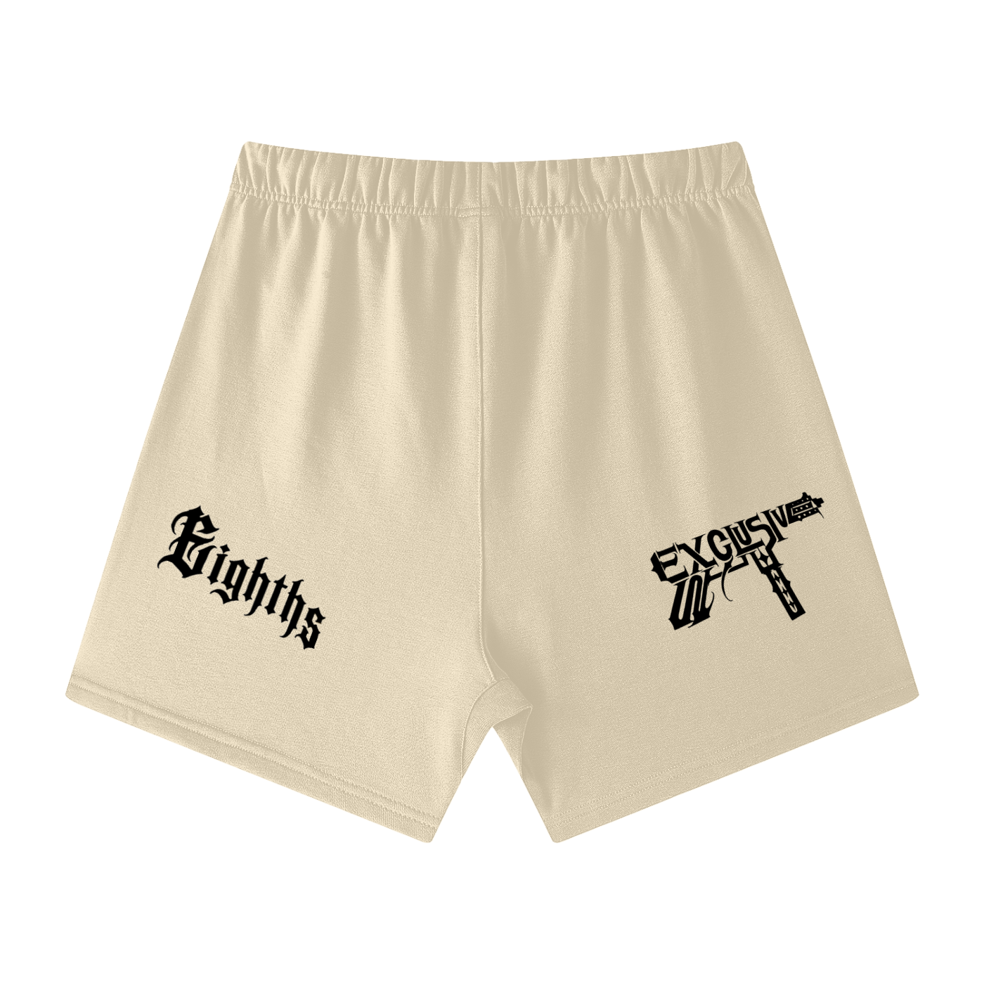 Unisex Earth Tone Loose Fit Cotton Shorts